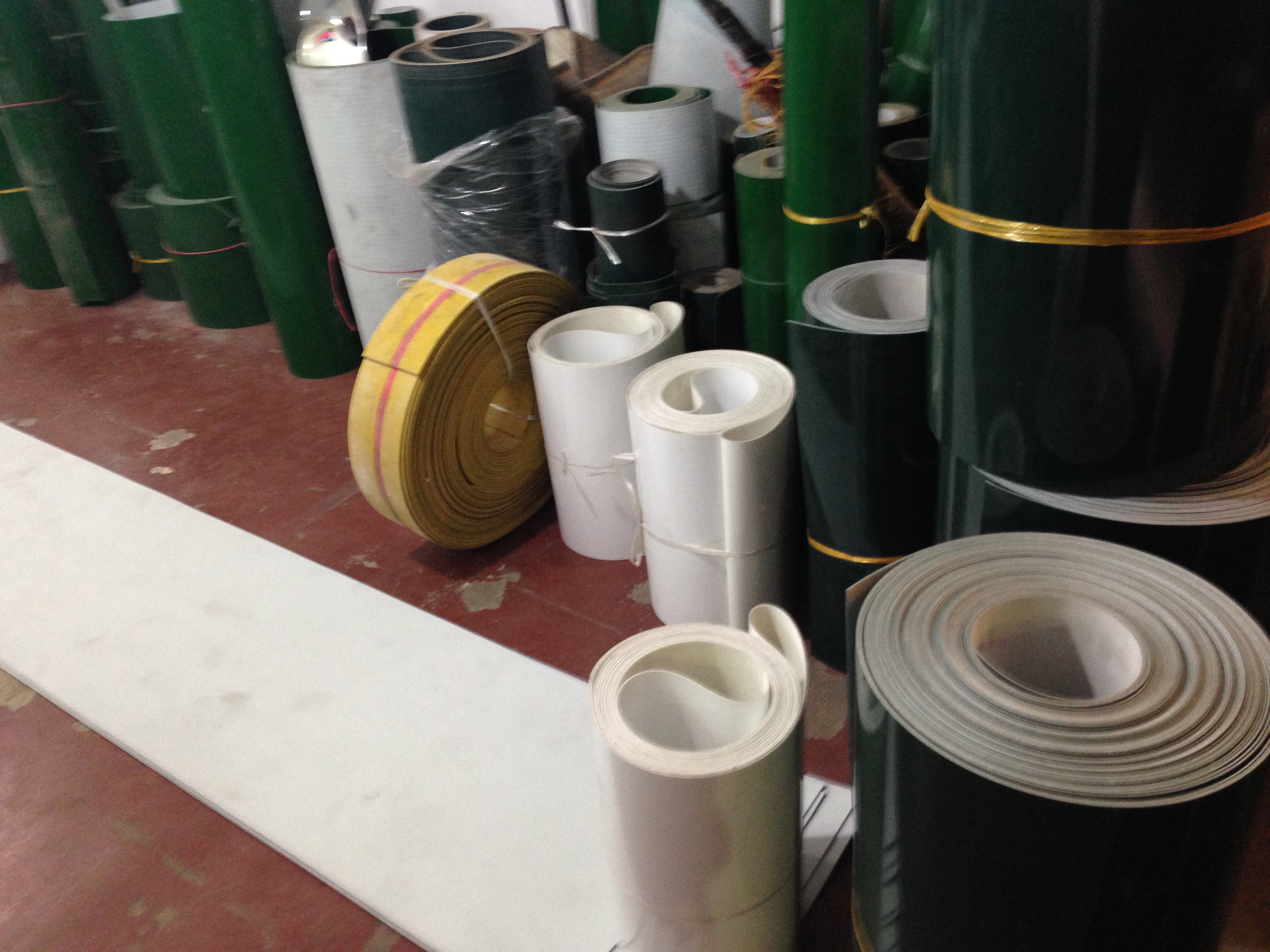 Băng tải PVC Trắng